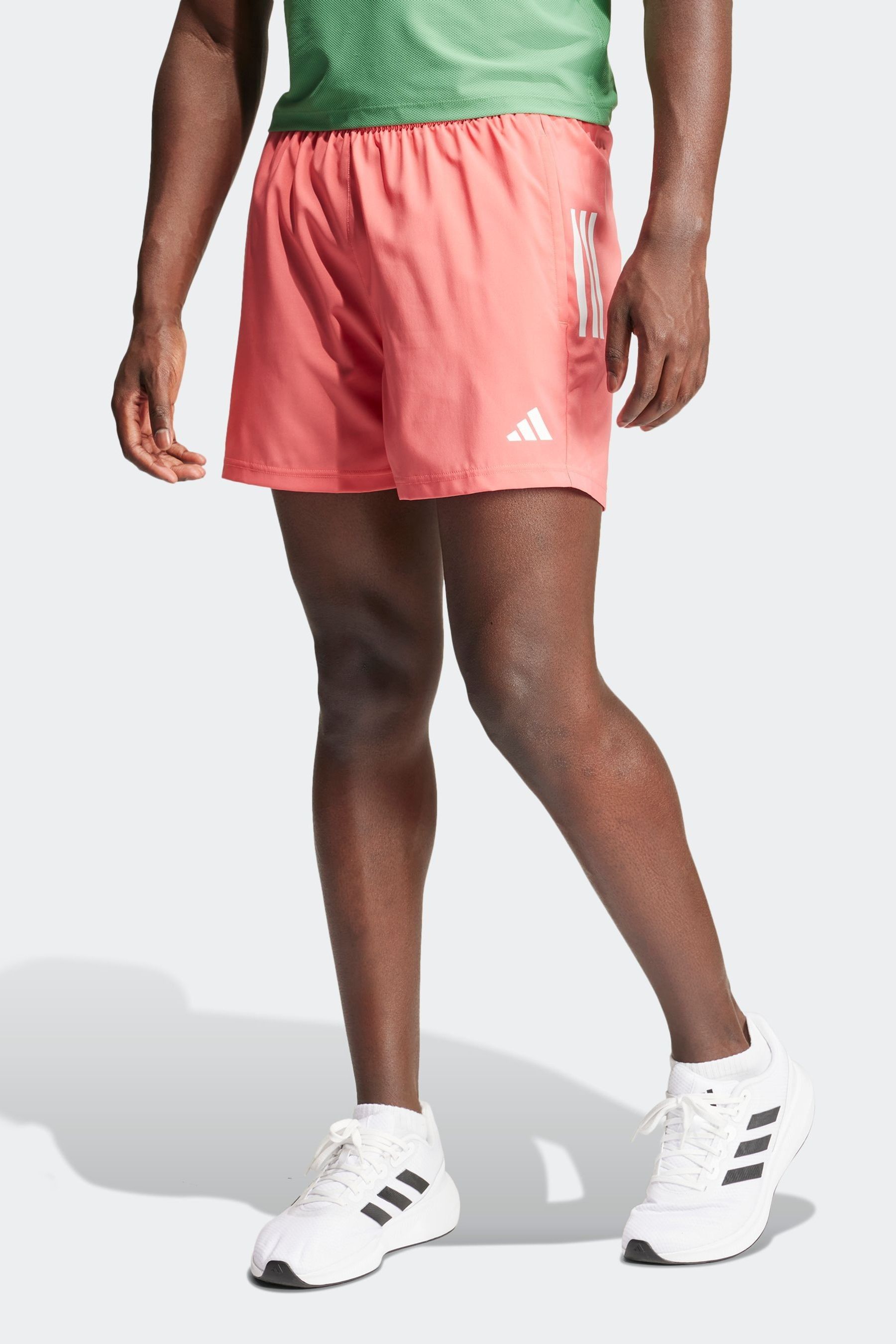 Red adidas running shorts hotsell