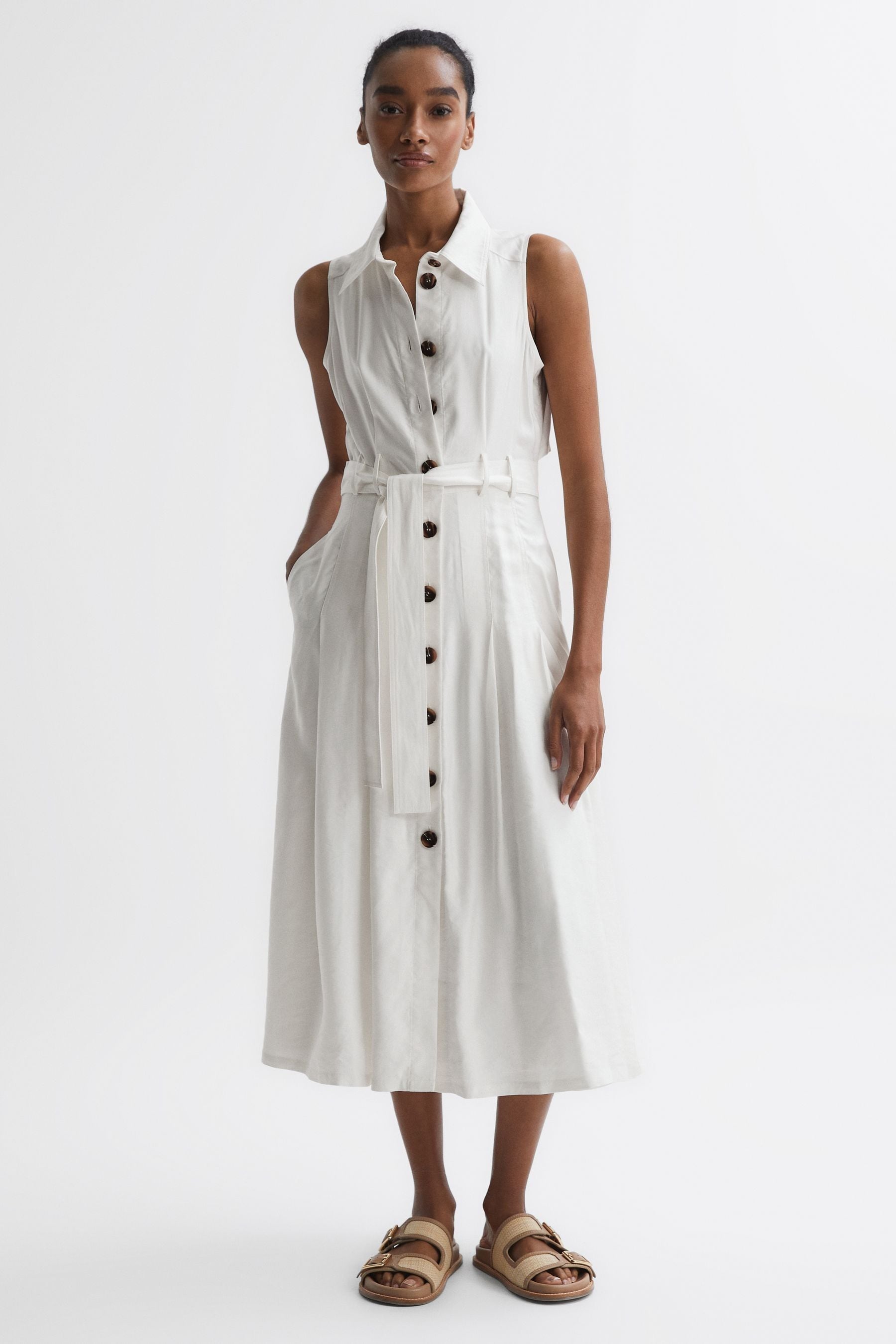 Reiss ivory dress top