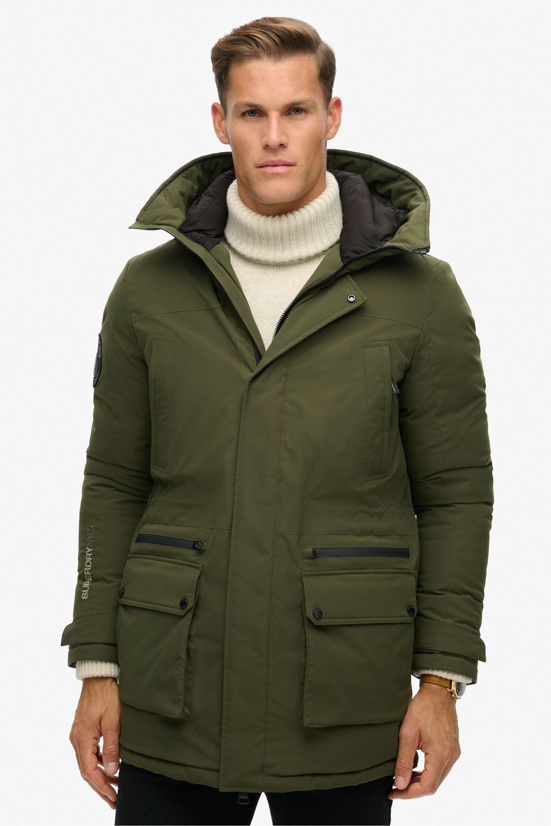 Superdry parka coat store