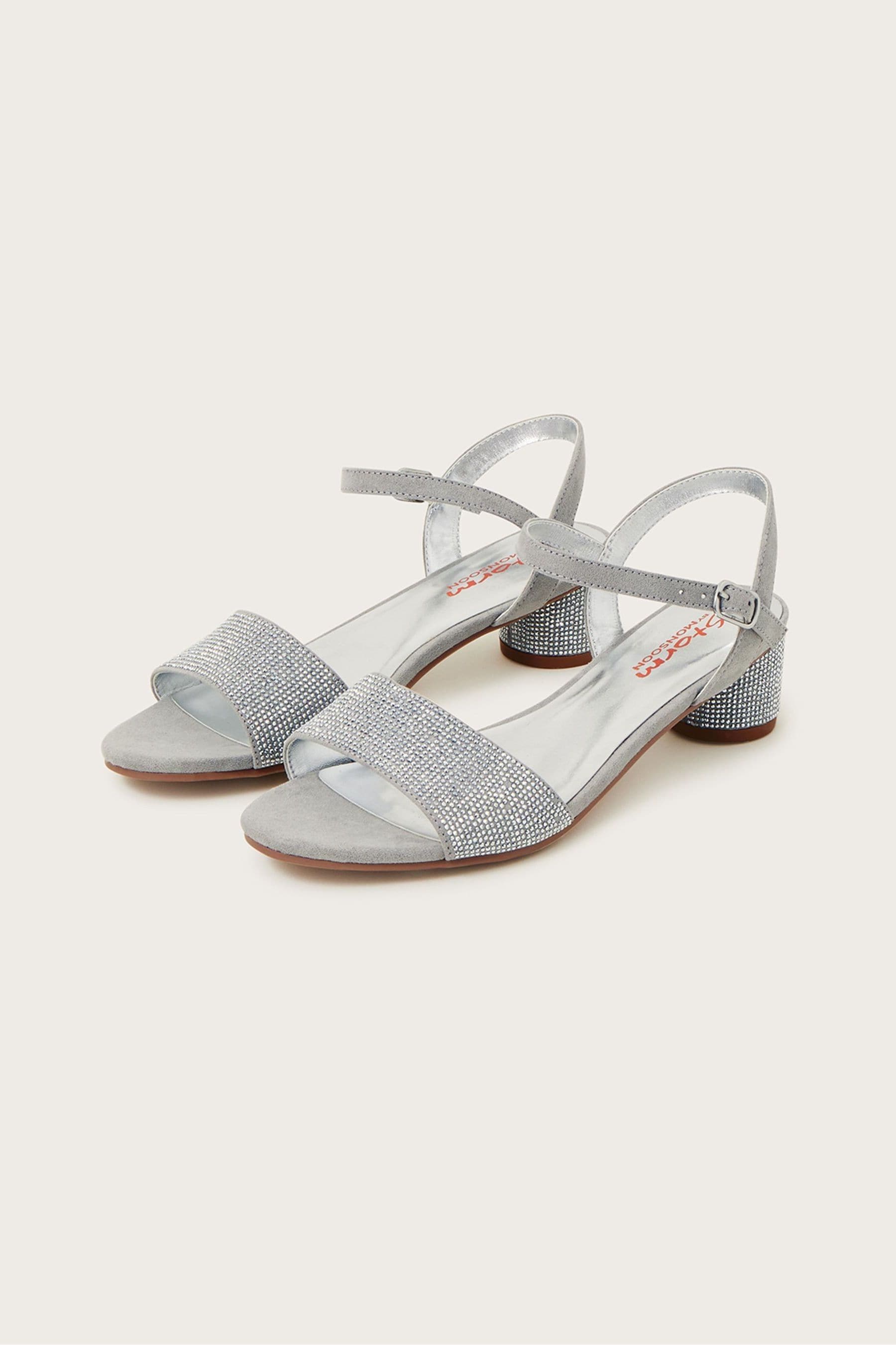 Silver grey sandals on sale