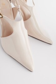 Bone White Forever Comfort® Point Toe Cut-Out Heel Shoes - Image 9 of 10