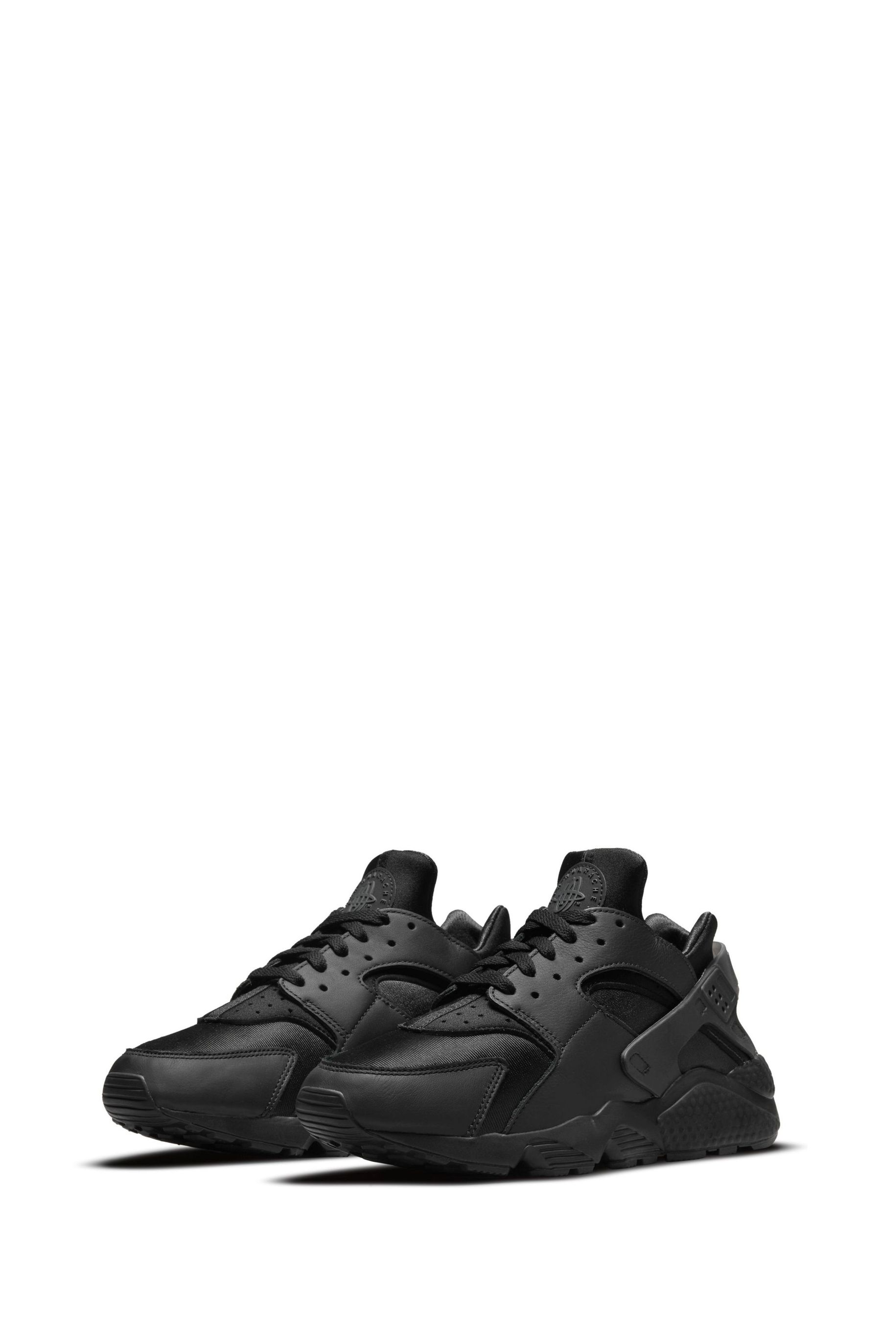 All black nike air huarache sale