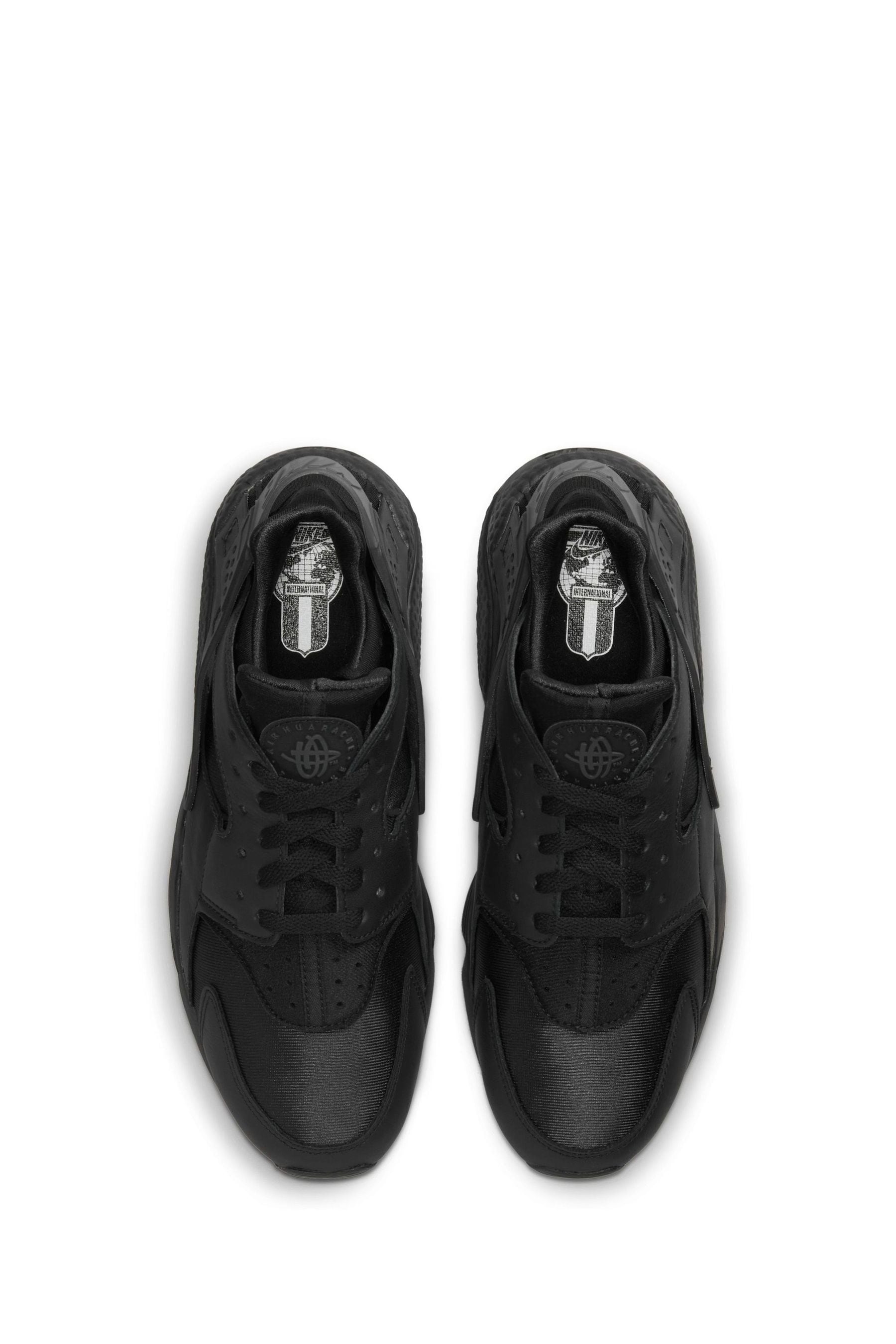 Nike all black on sale huarache