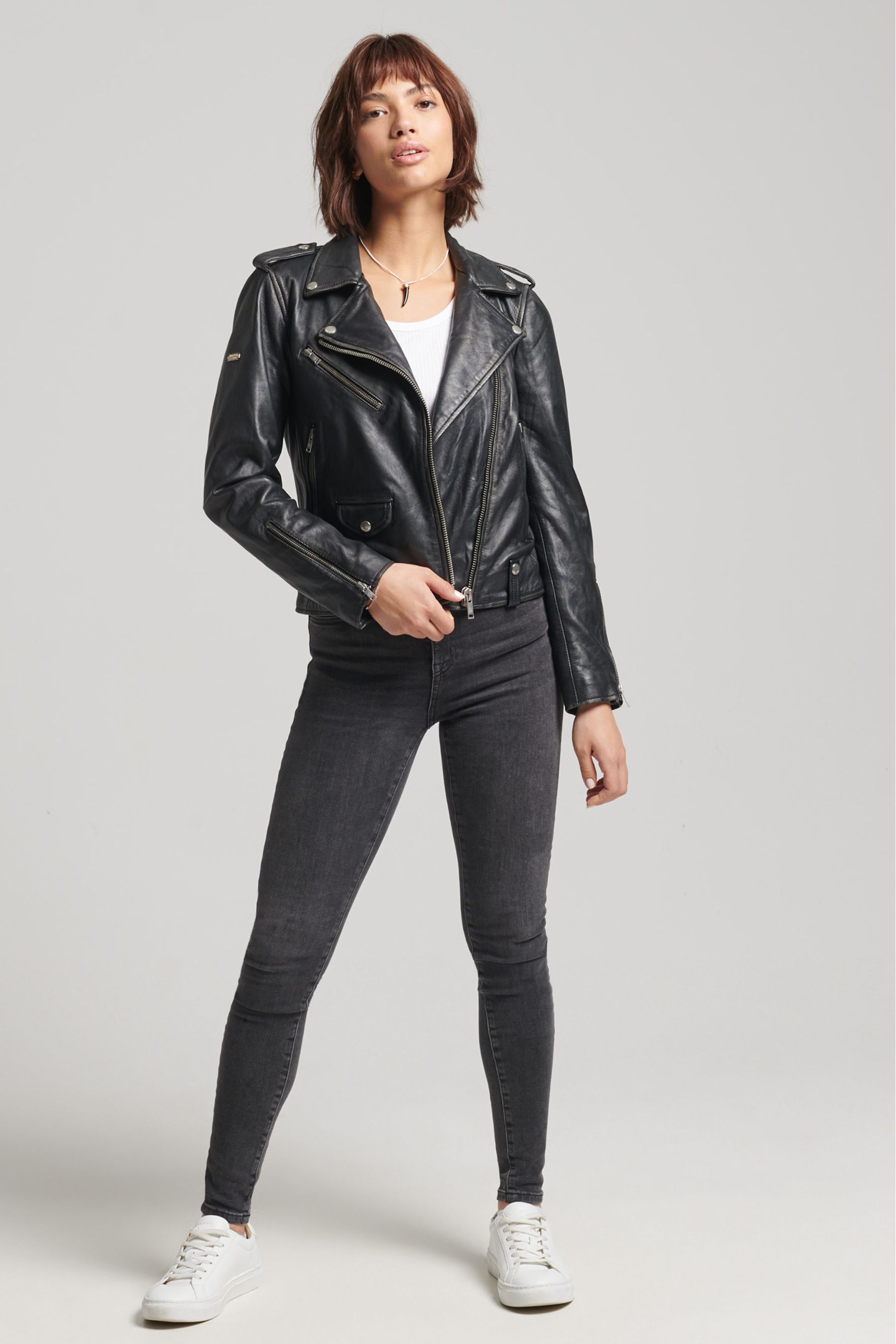 Buy Perfecto Superdry Rylee en cuir from Next Luxembourg