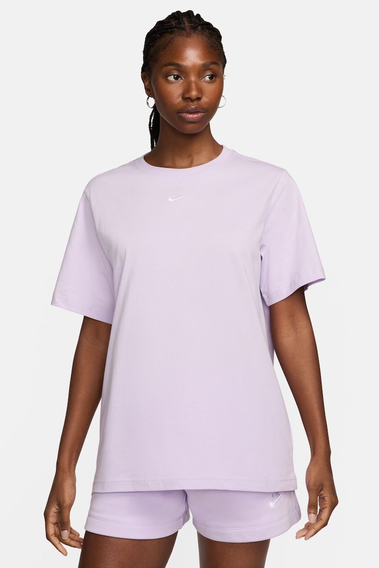 Nike Purple Sportswear T-Shirt - Image 1 of 5