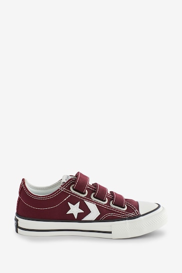 Converse Burgundy Red Star Player 76 Ox Junior Trainers