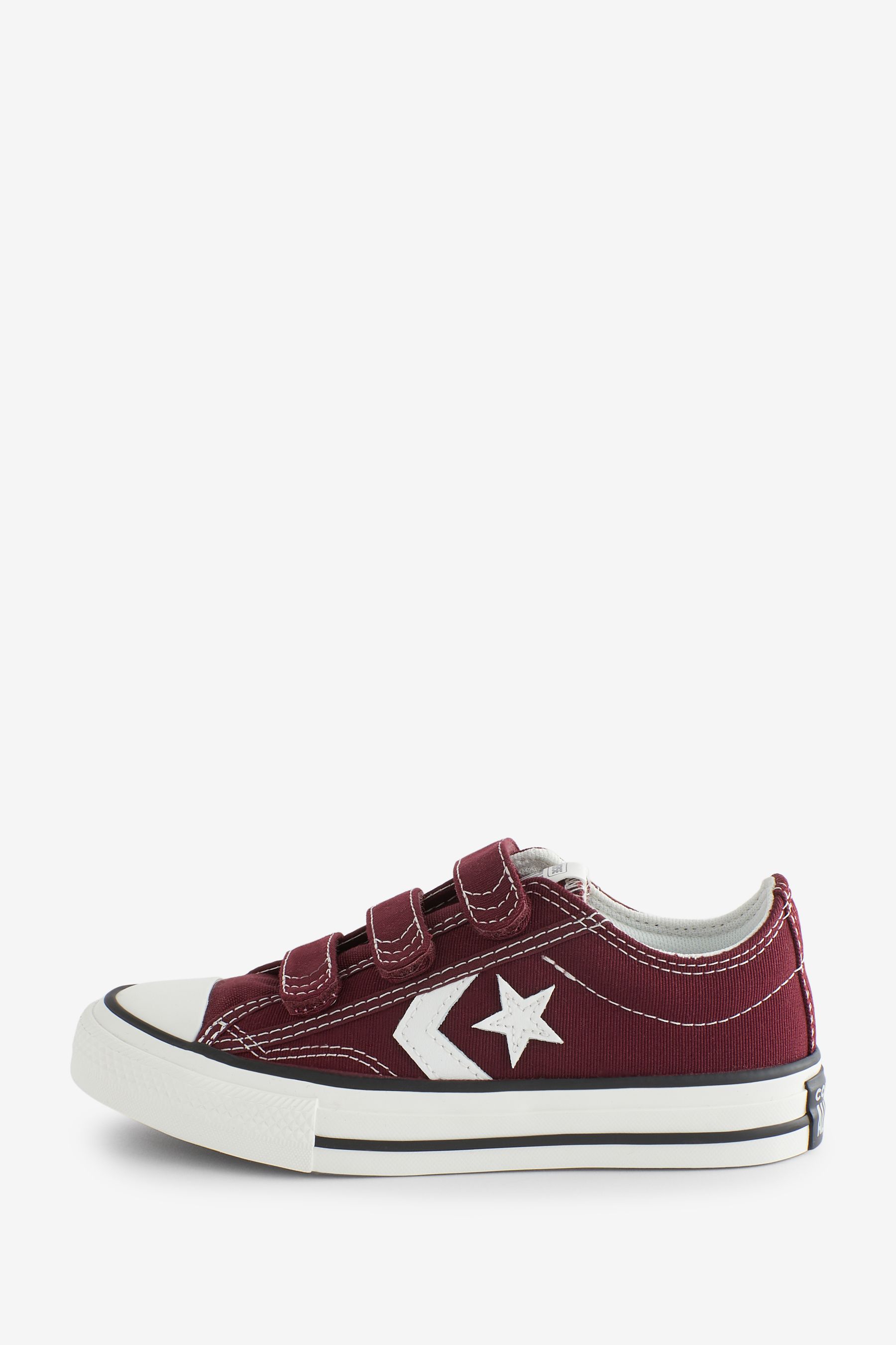 Burgundy shop converse junior