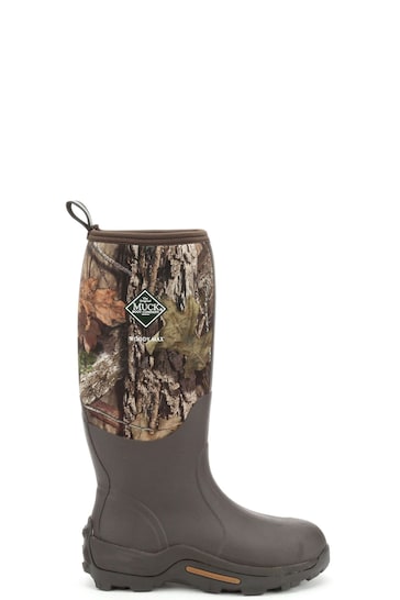 Buy Muck Boots Brown Woody Max Cold-Conditions Hunting Wellies from the ...