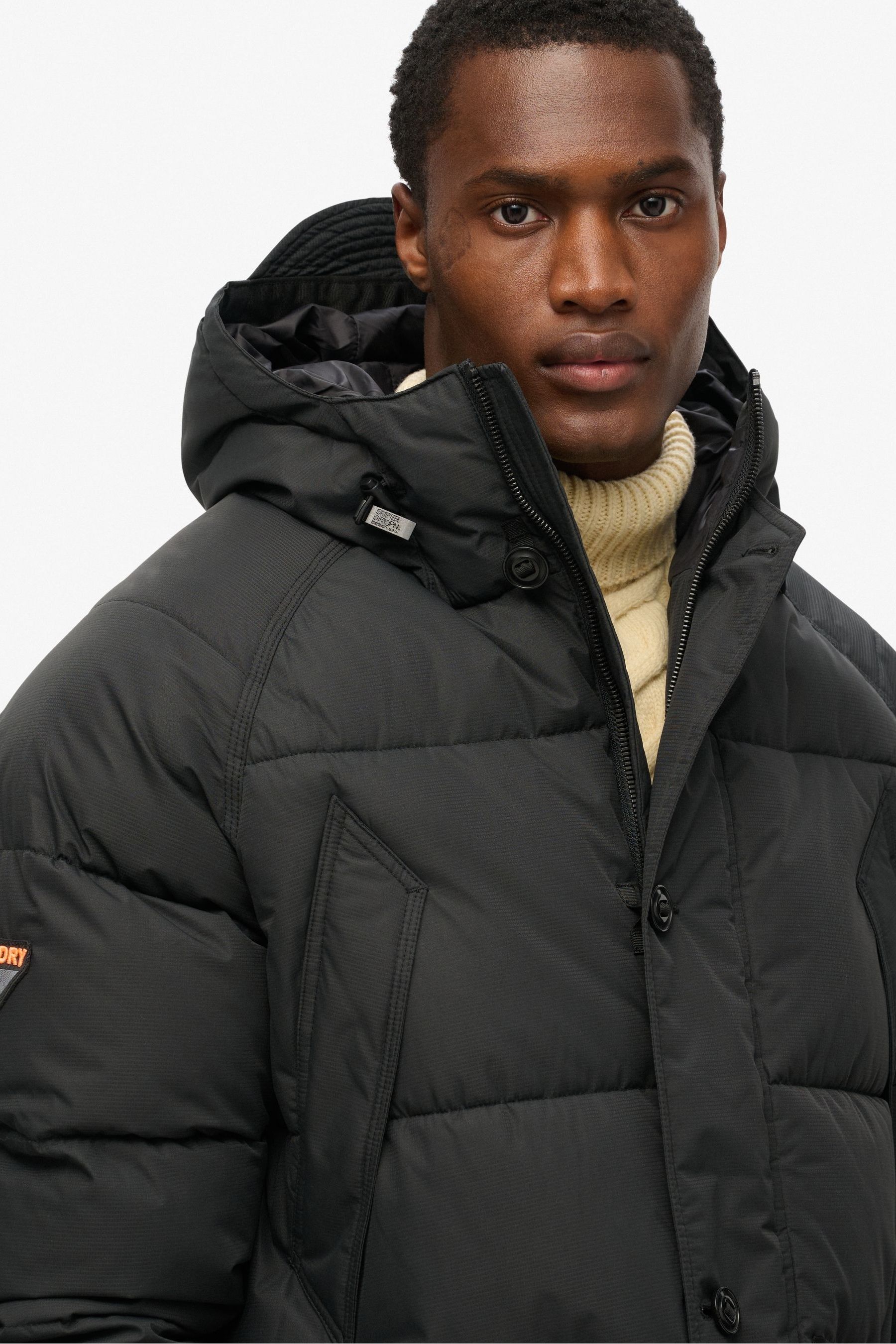 Buy Superdry Noir Expedition Puffer Parka from the Next UK online shop