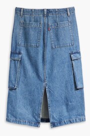 Levi's® Cause and Effect 100% Cotton Cause And Effect Cargo Midi Skirt - Image 7 of 8