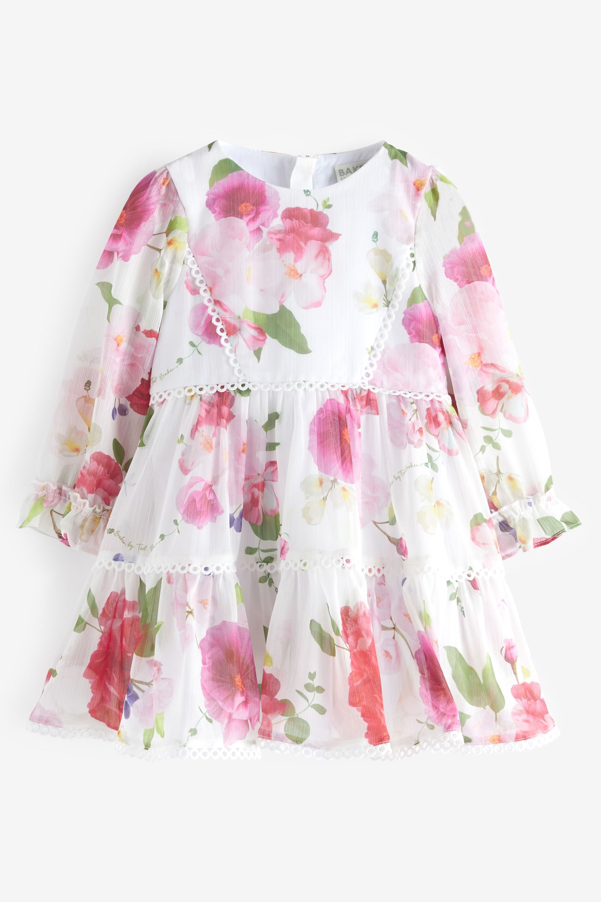 Baker by Ted Baker Floral Lace Dress - Image 5 of 9