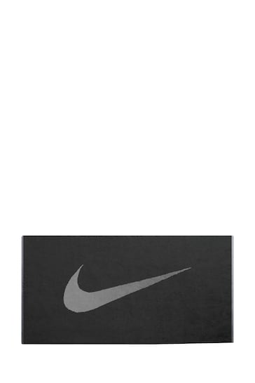 Nike Black Swoosh Sports Towel