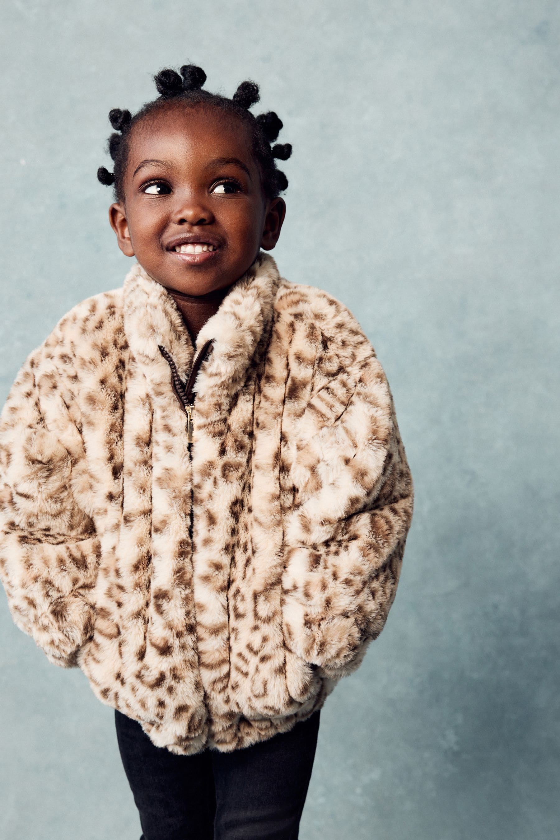 Buy Animal Faux Fur Bomber Jacket 12mths 7yrs from Next Australia