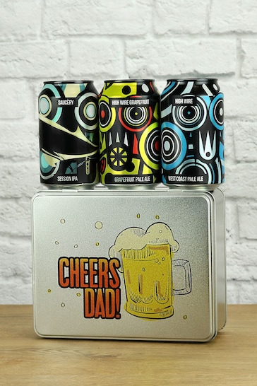 Le Bon Vin Cheers Dad Beer Tin Gift Set