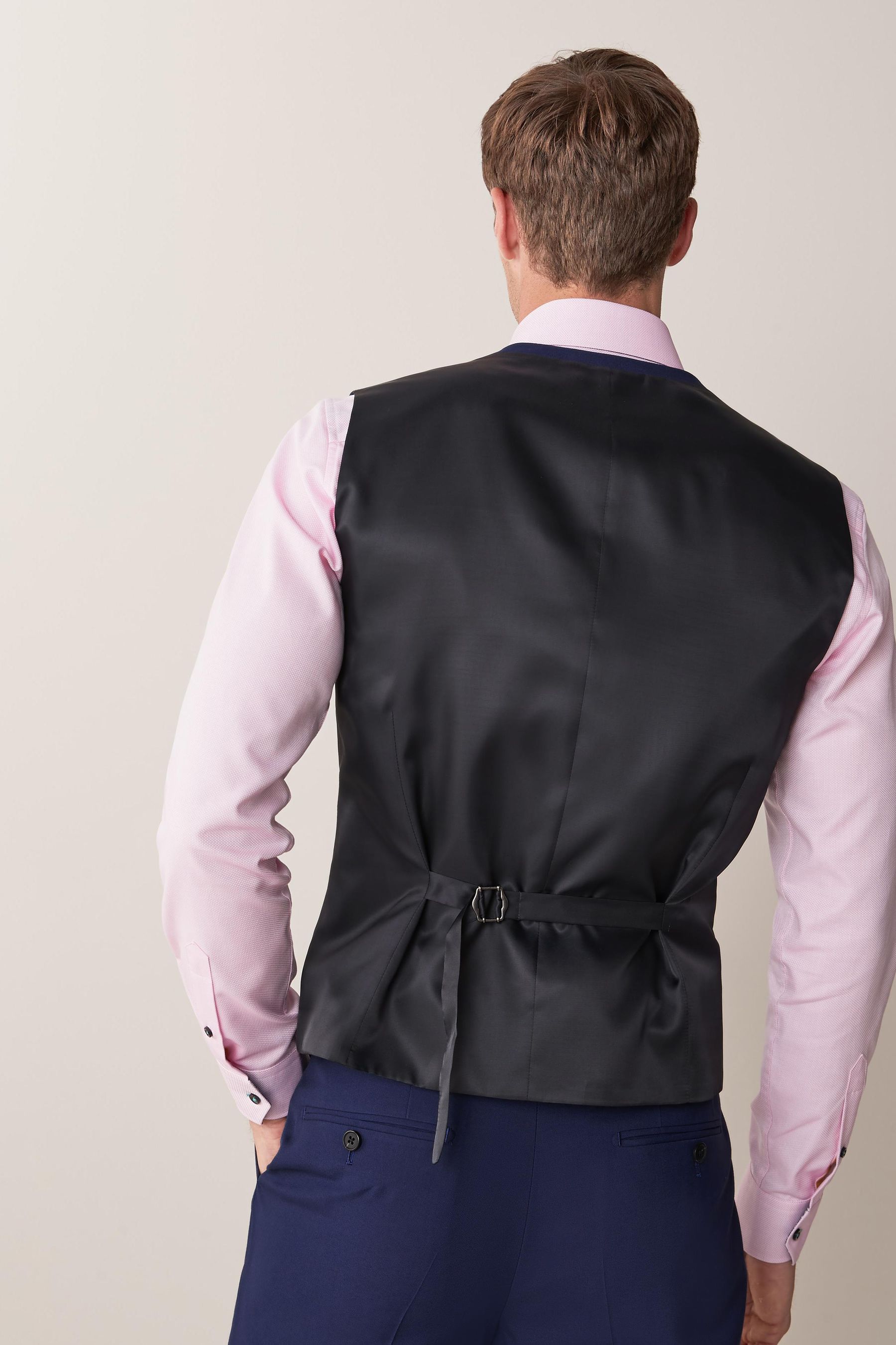 Buy Bright Blue Regular Fit Waistcoat from the Next UK online shop