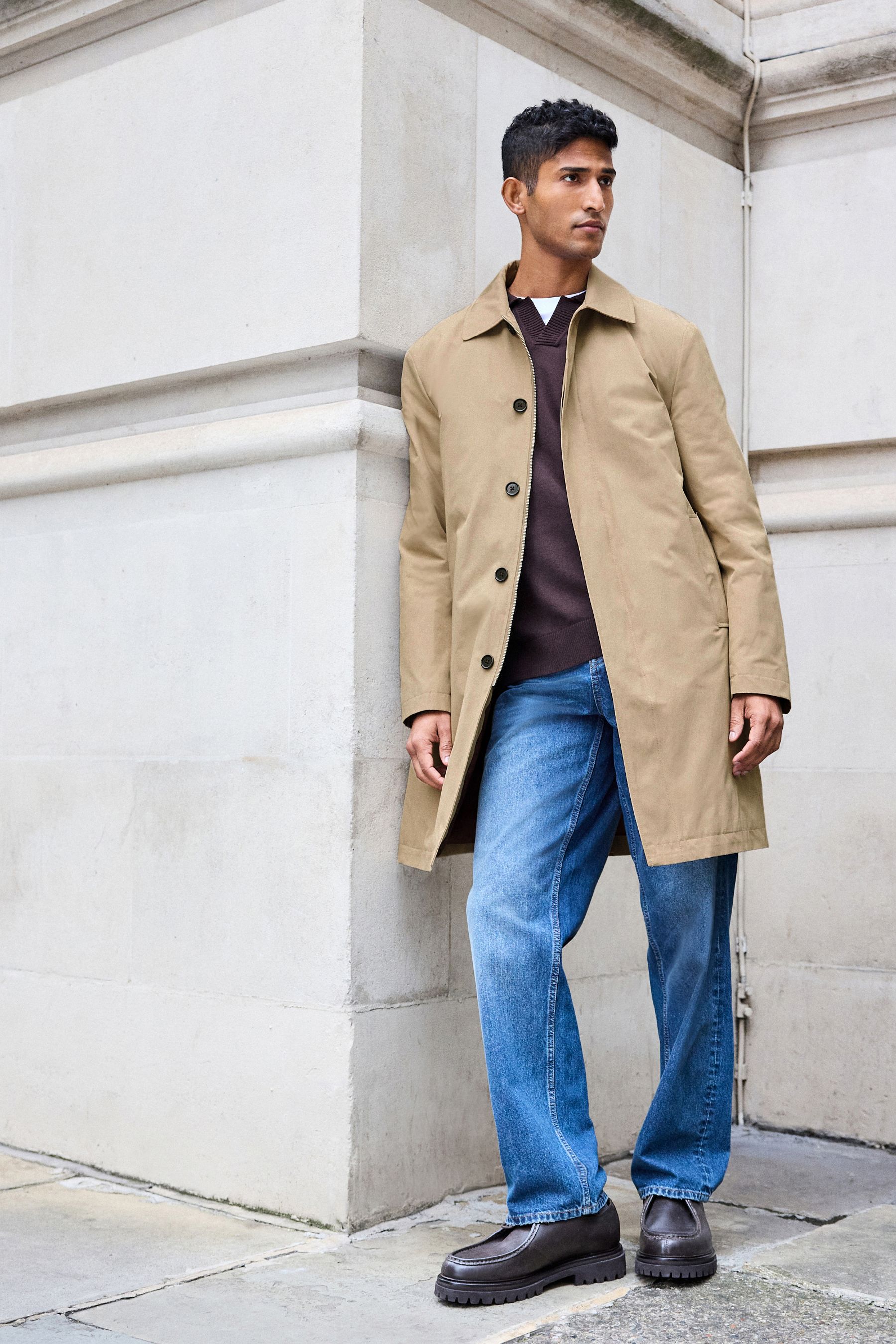 Neutral trench coat online
