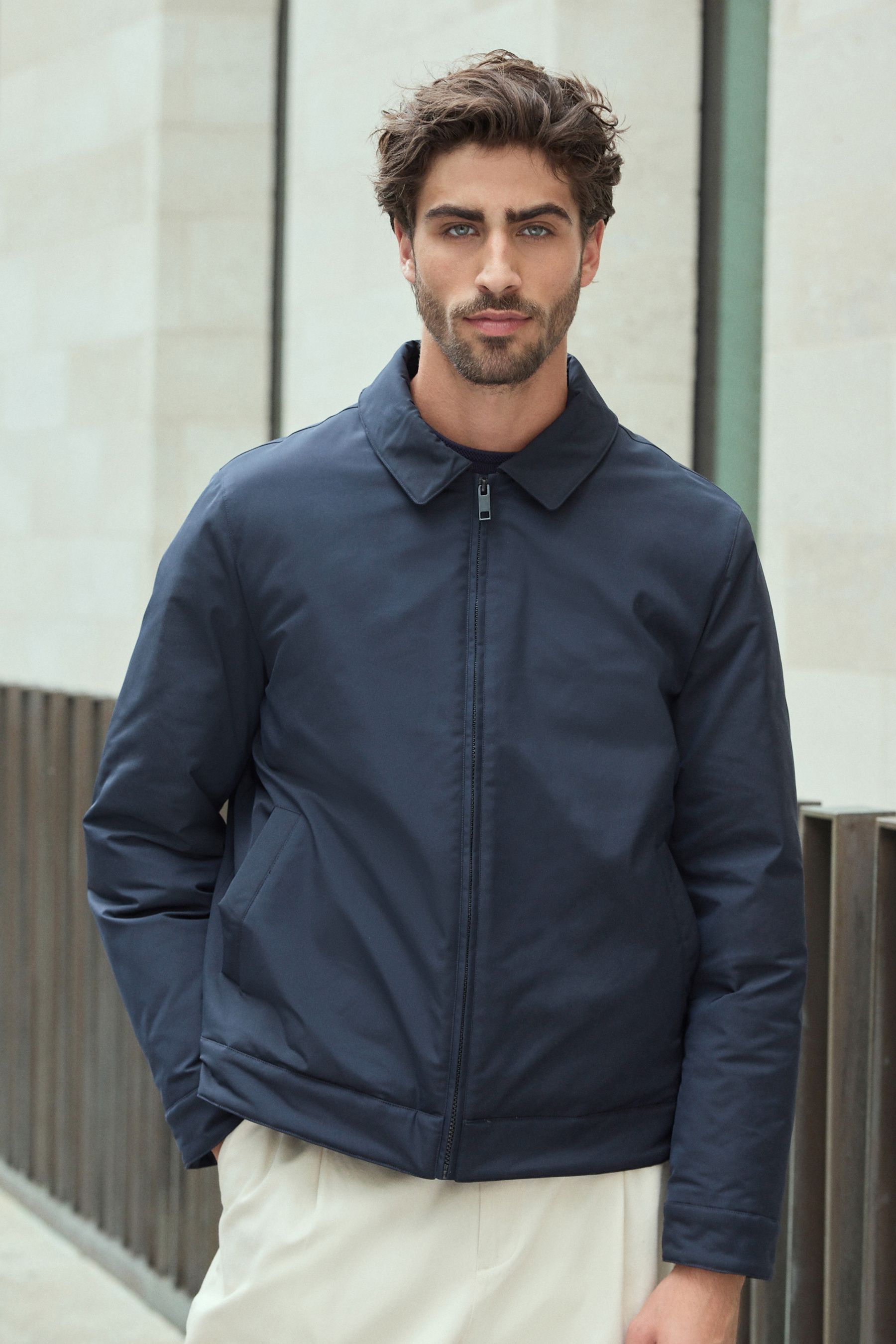 Mens padded harrington jacket outlet