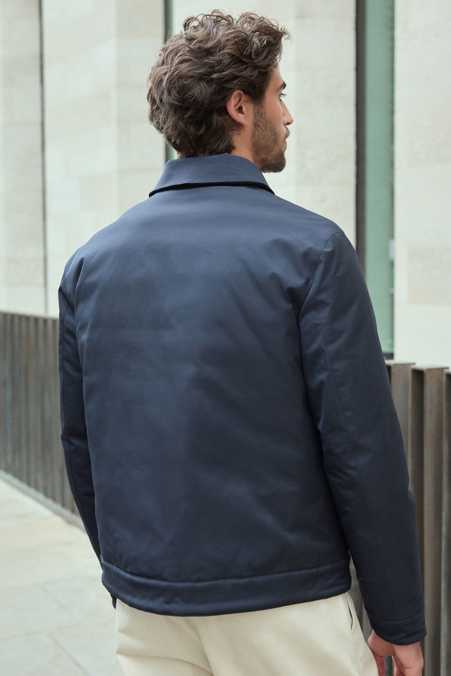 Padded harrington jacket shop