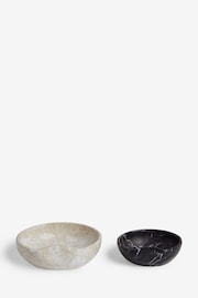 Set of 2 Natural Marble Trinket Dishes - Image 4 of 5