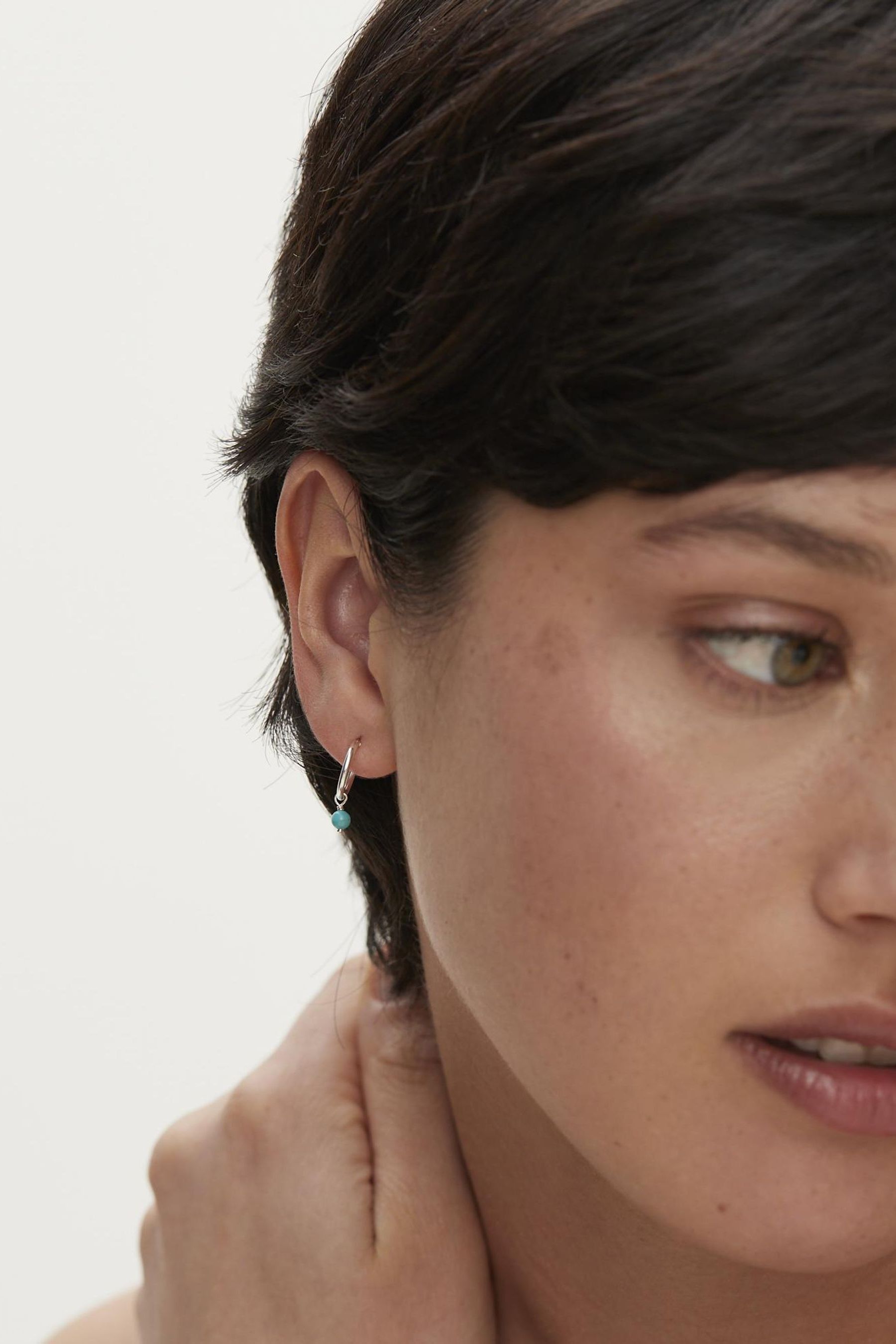 Oliver bonas shop silver earrings