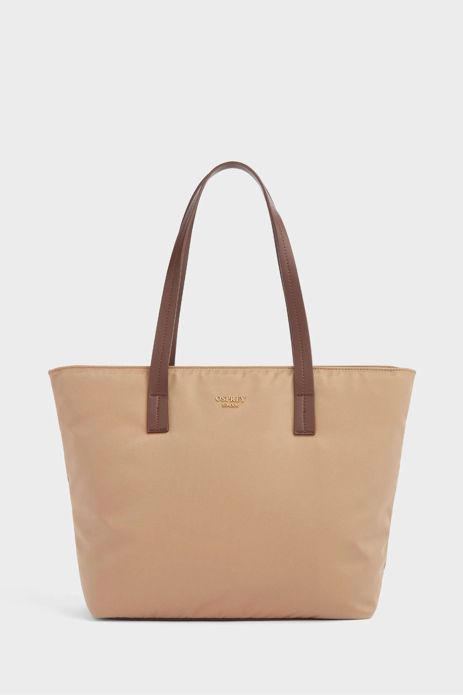 Lightweight nylon tote bag top