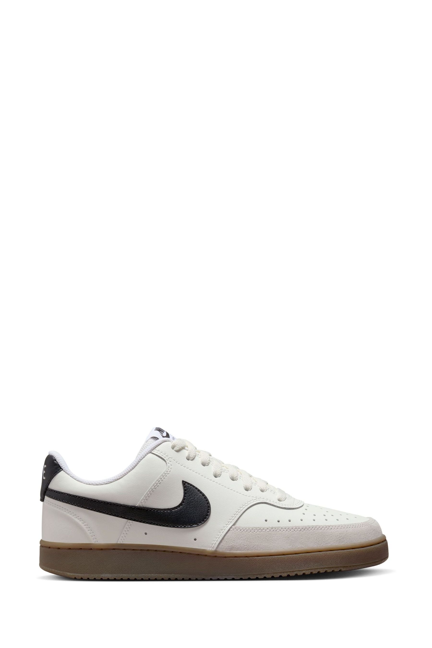 Buy Nike Brown/White Court Vision Low Trainers from the Next UK online shop