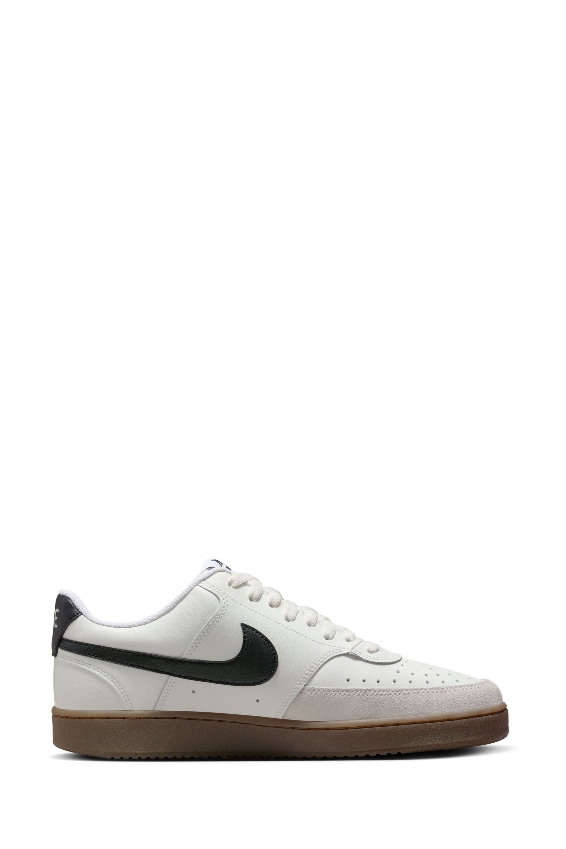 Buy Nike Brown/White Court Vision Low Trainers from the Next UK online shop