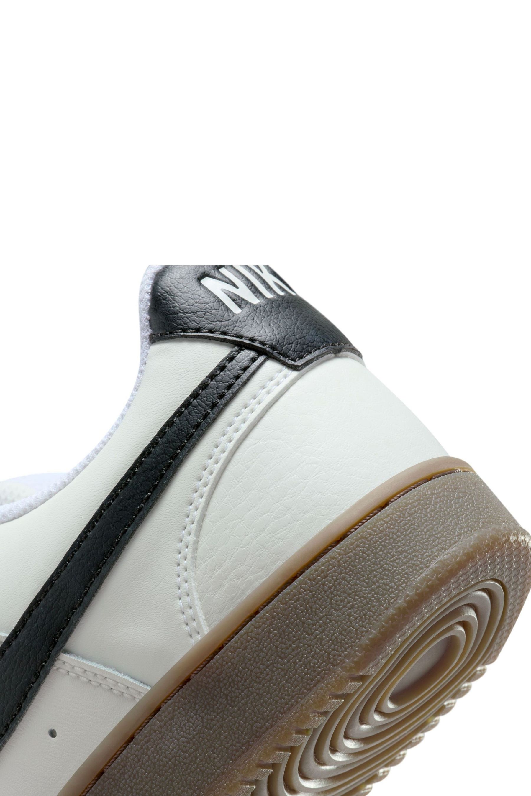 Buy Nike Brown/White Court Vision Low Trainers from the Next UK online shop