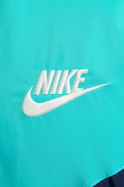 Nike Blue Sportswear Windrunner Hooded Jacket - Image 4 of 7