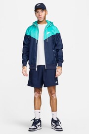Nike Blue Sportswear Windrunner Hooded Jacket - Image 7 of 7