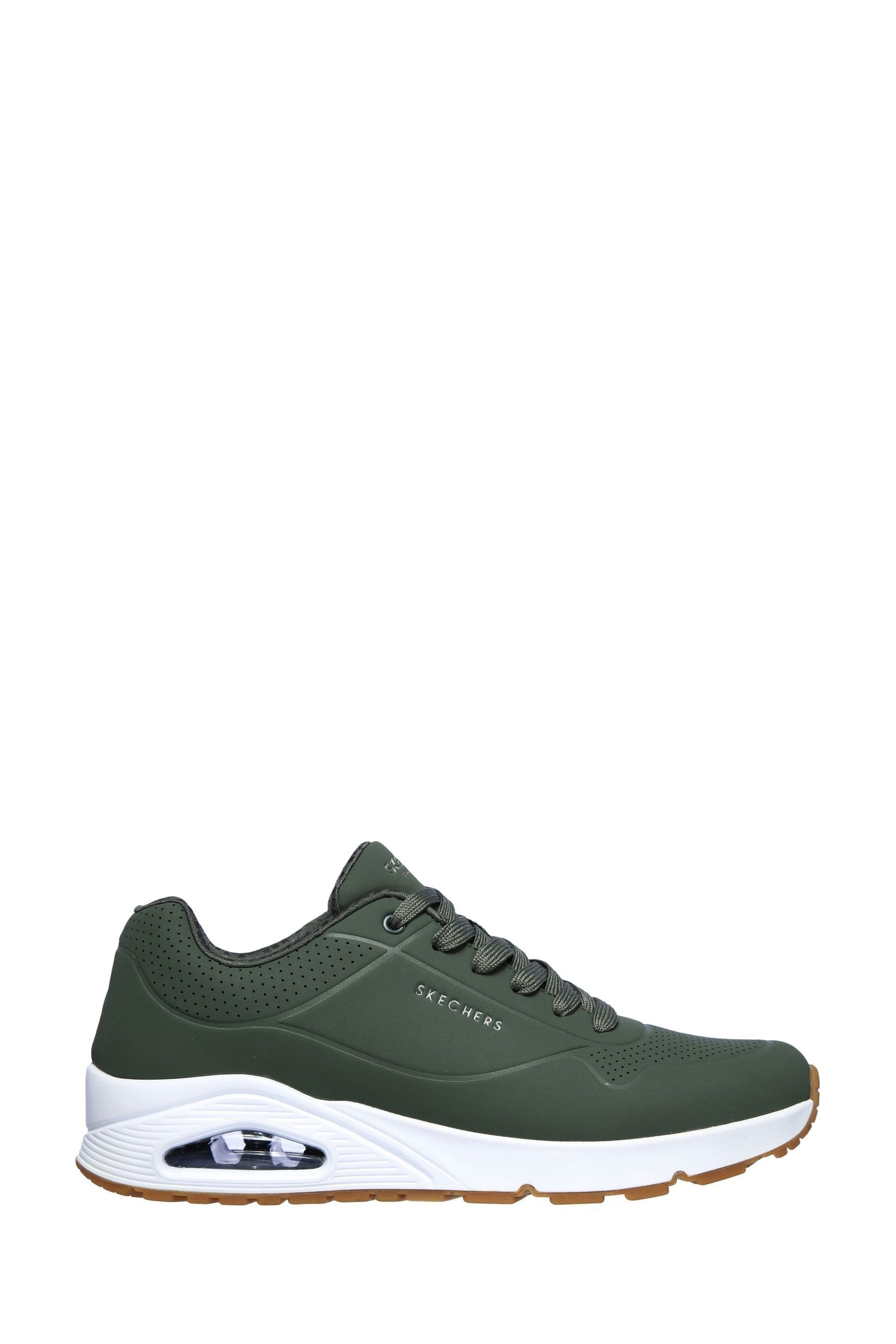 Mens green skechers clearance