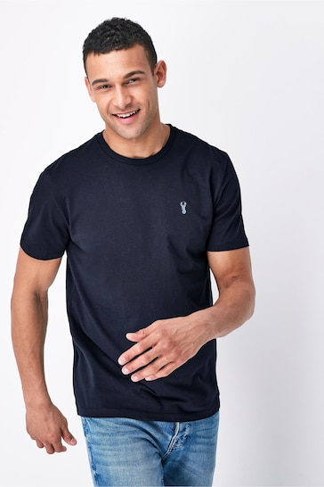 Navy Blue Stag T-Shirt
