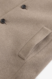 Neutral Epsom Overcoat with Wool - Image 4 of 5