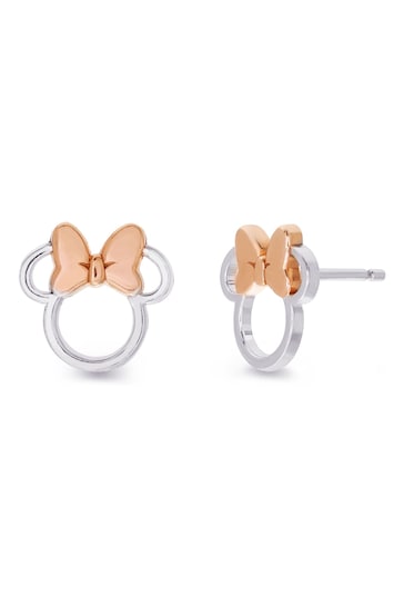 Peers Hardy Silver Tone Disney Minnie Mouse Sterling Silver Stud Earrings