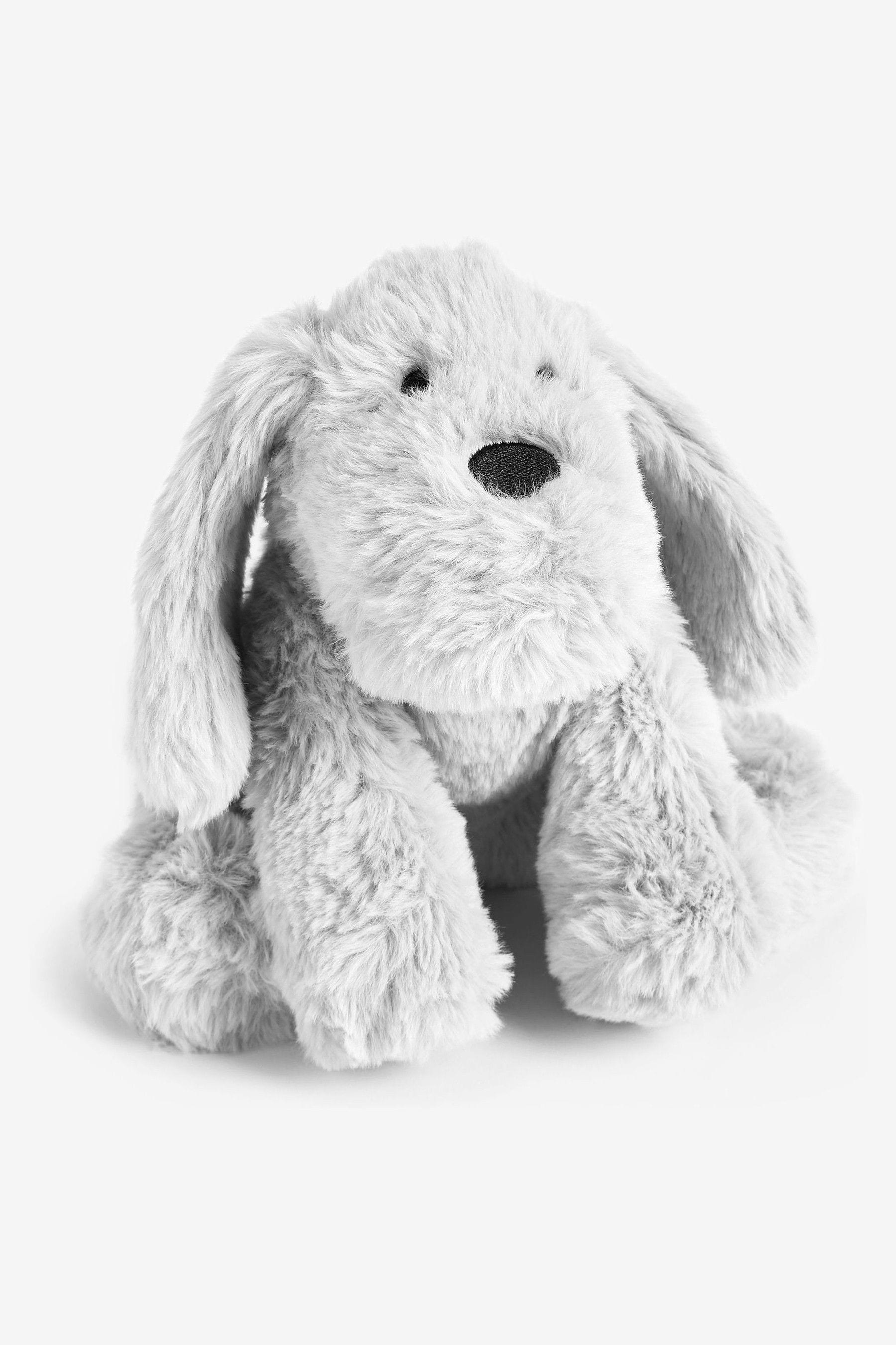 Buy Grey Dog Plush Toy from Next Luxembourg