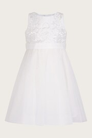 Monsoon Cream Baby Odette Alice Tulle Dress - Image 1 of 3