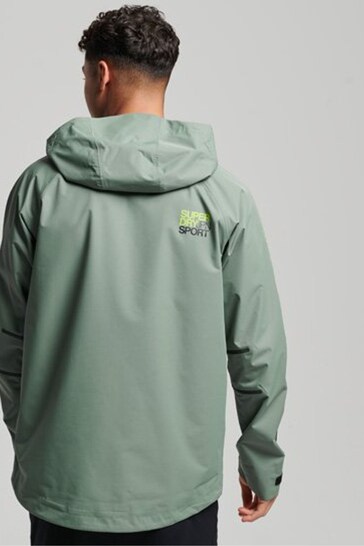 Superdry Green Sport Waterproof Jacket