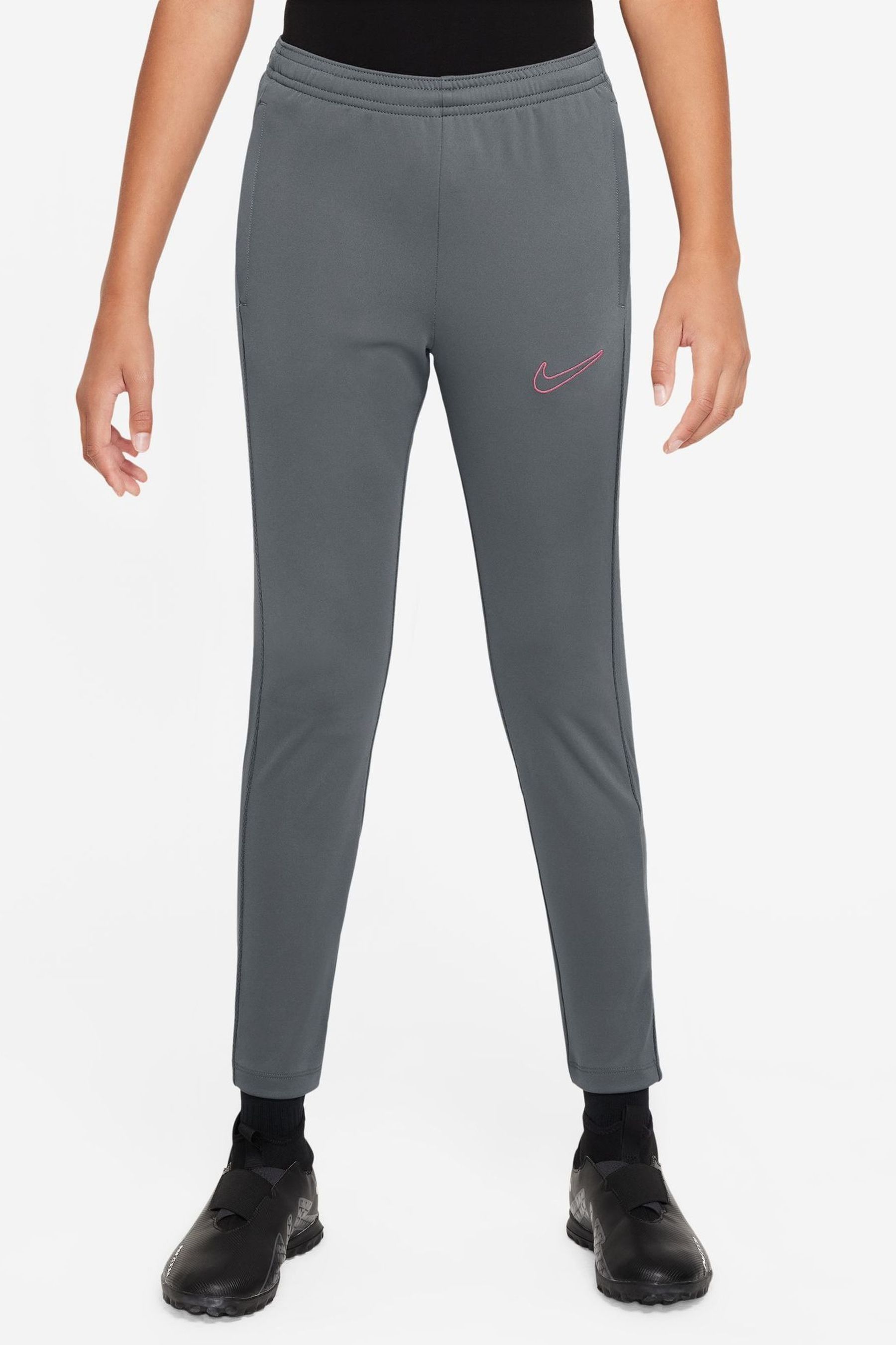 Nike Iron Grey Black Pink Dri FIT Academy Training Joggers