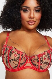 Ann Summers Red Locket Heart Non Pad Balcony Bra - Image 6 of 8