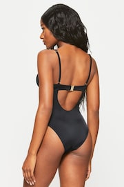 Ann Summers Black Miami Dreams Non Padded Soft Swimsuit - Image 3 of 5