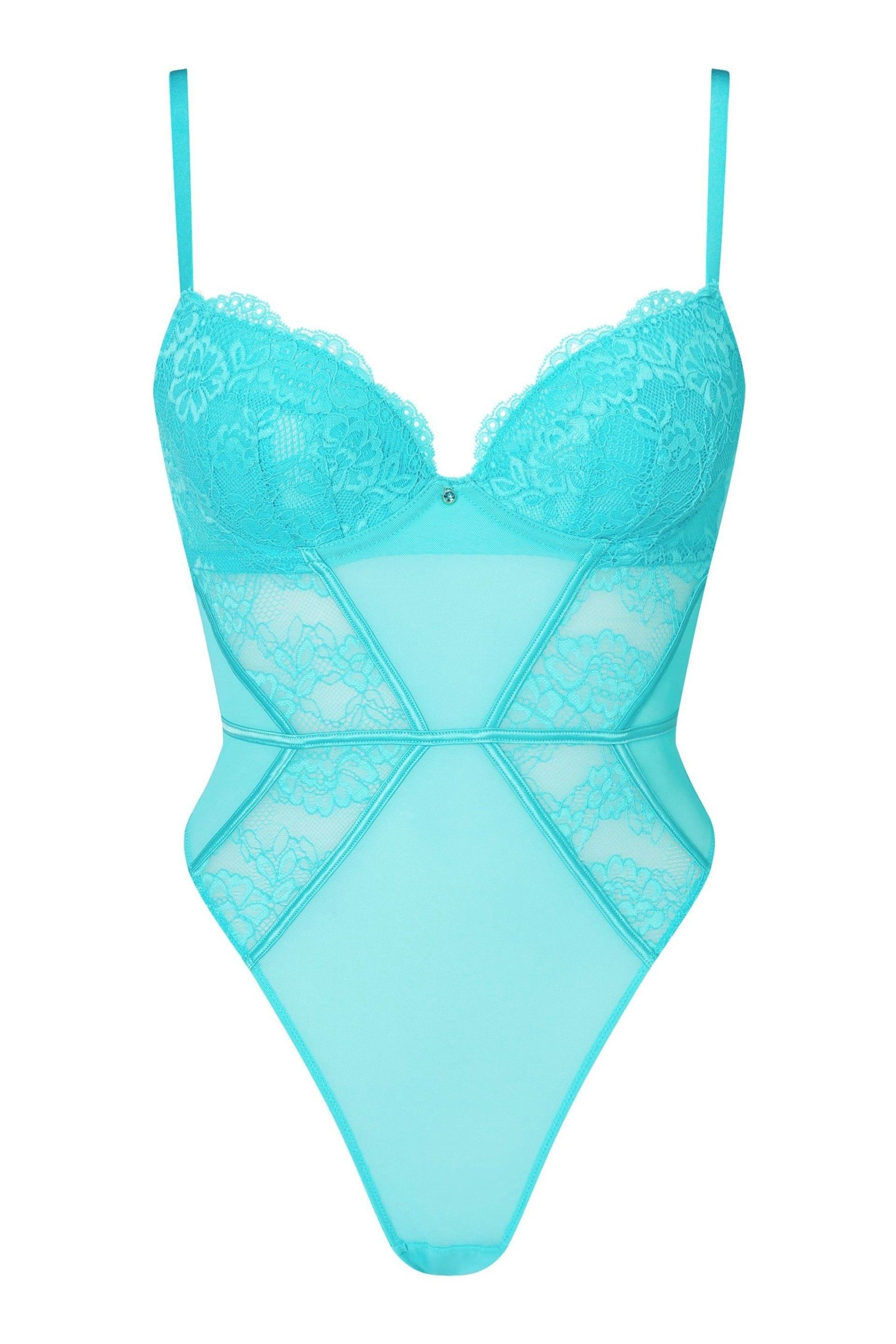 Ann Summers Aqua Blue Sexy Lace Planet Body - Image 4 of 4
