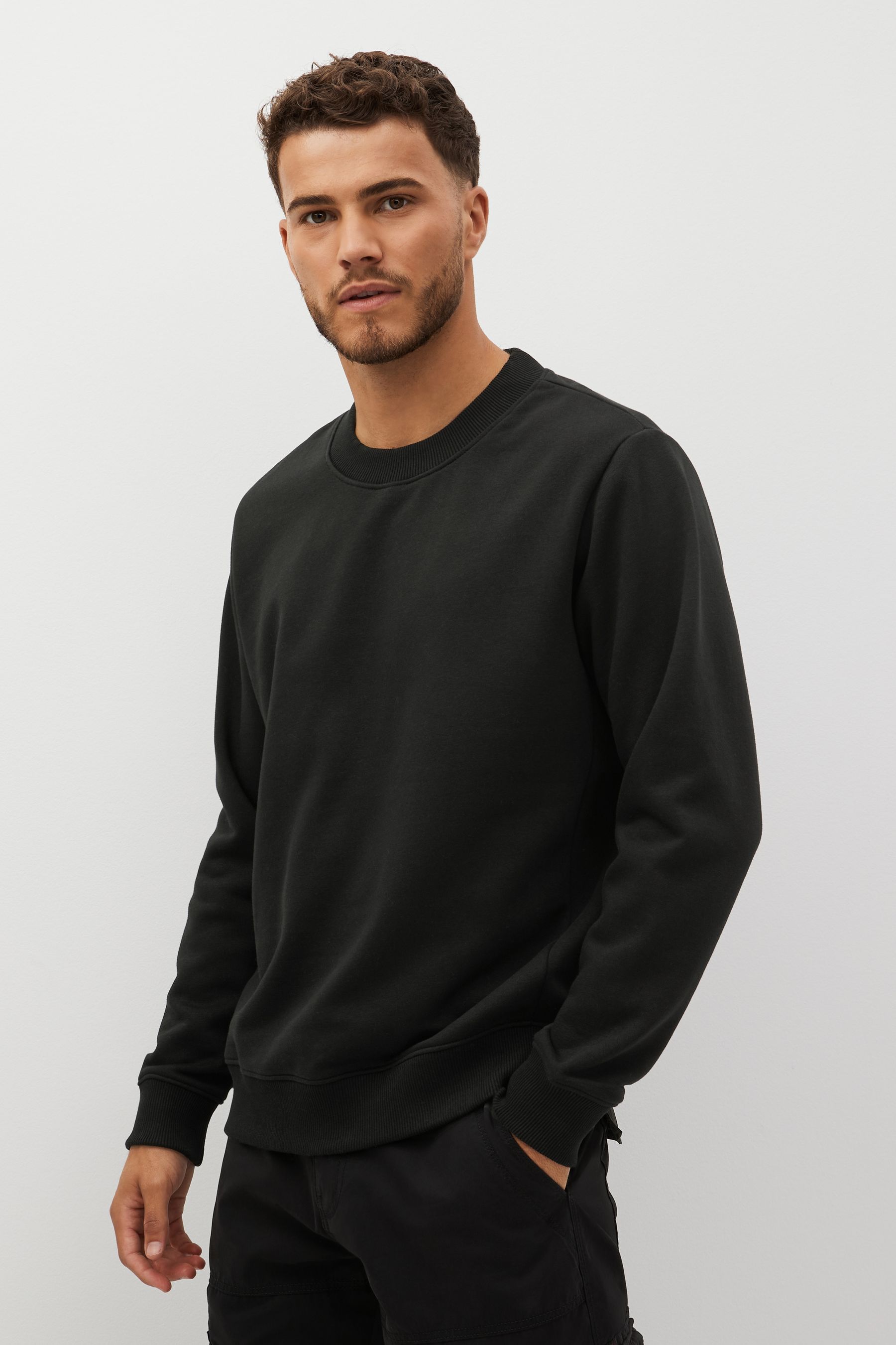 Grey black sweatshirt hotsell