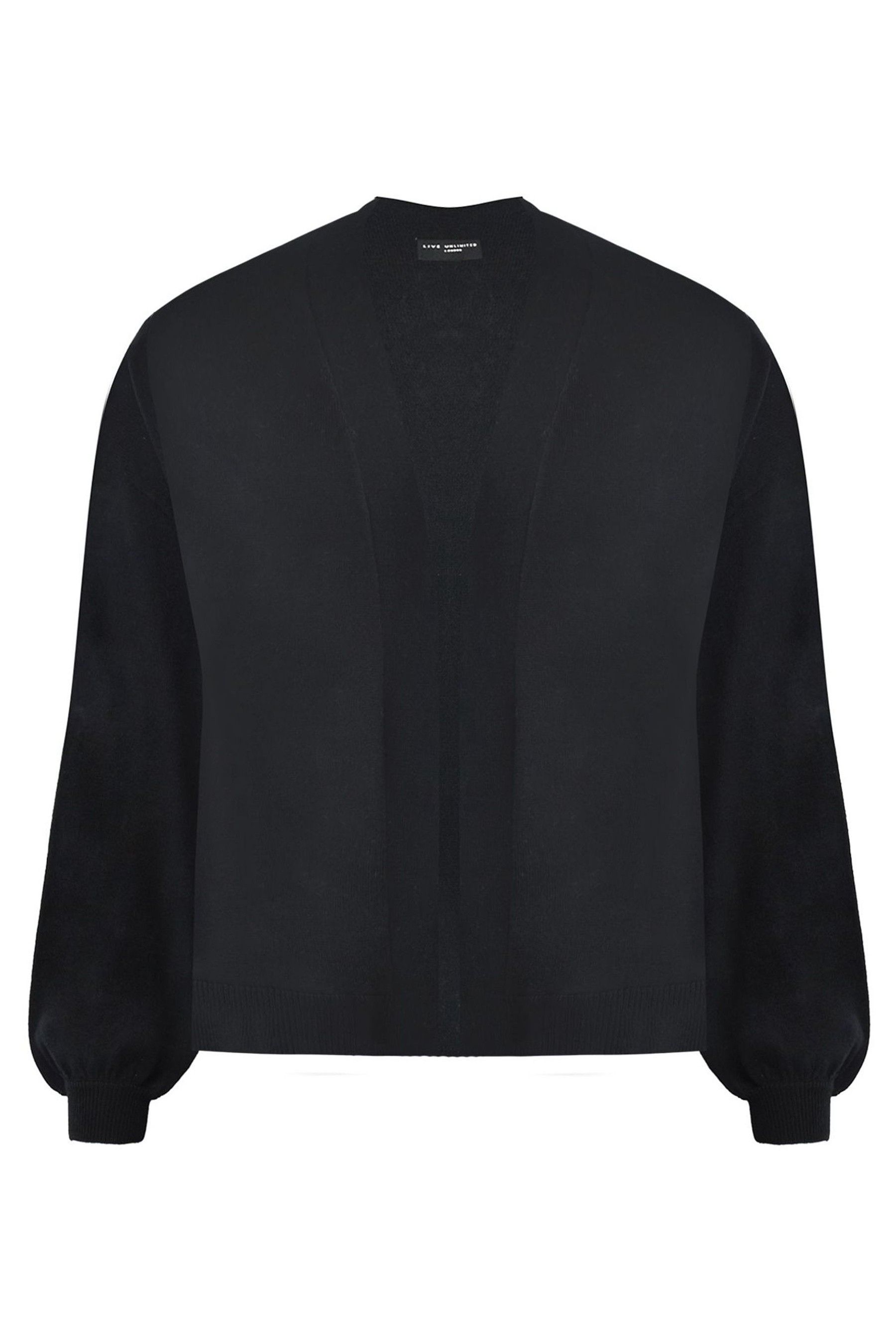 Short black clearance cardigan