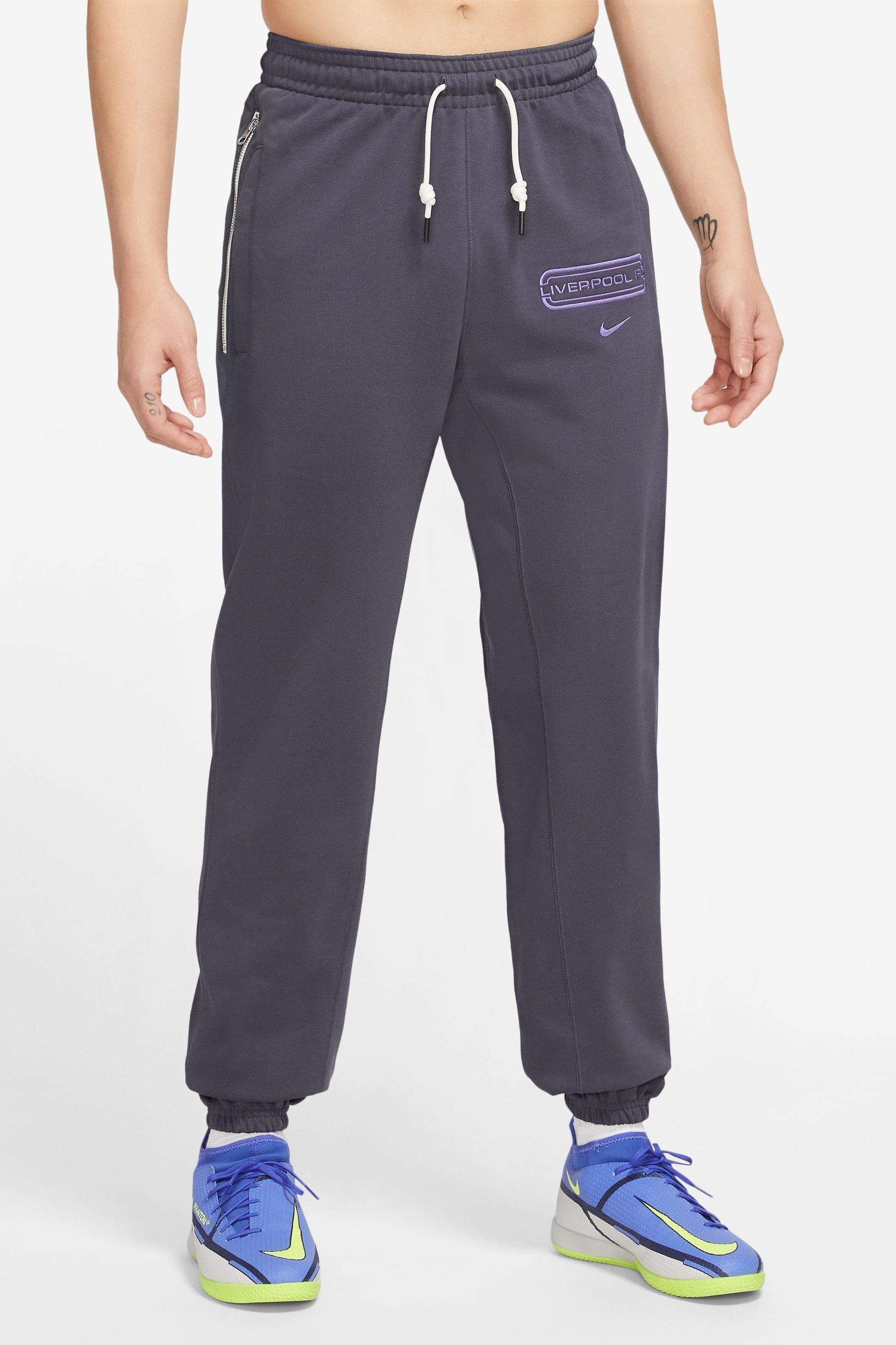 Buy Nike Black Liverpool FC Standard Issue Football Joggers from
