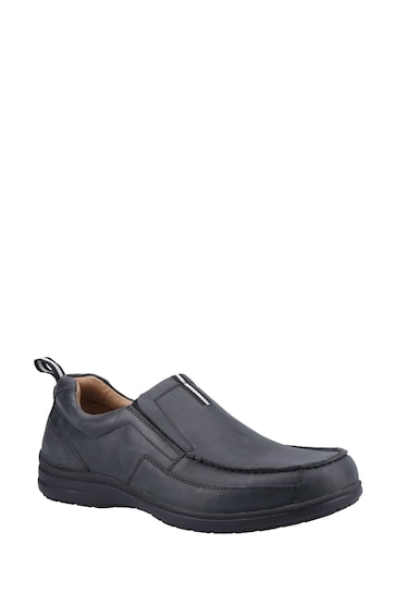 Fleet & Foster Paul Black Shoes