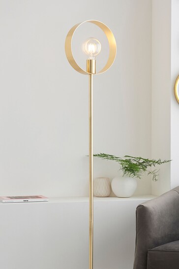 Gallery Home Gold Circle Floor Light