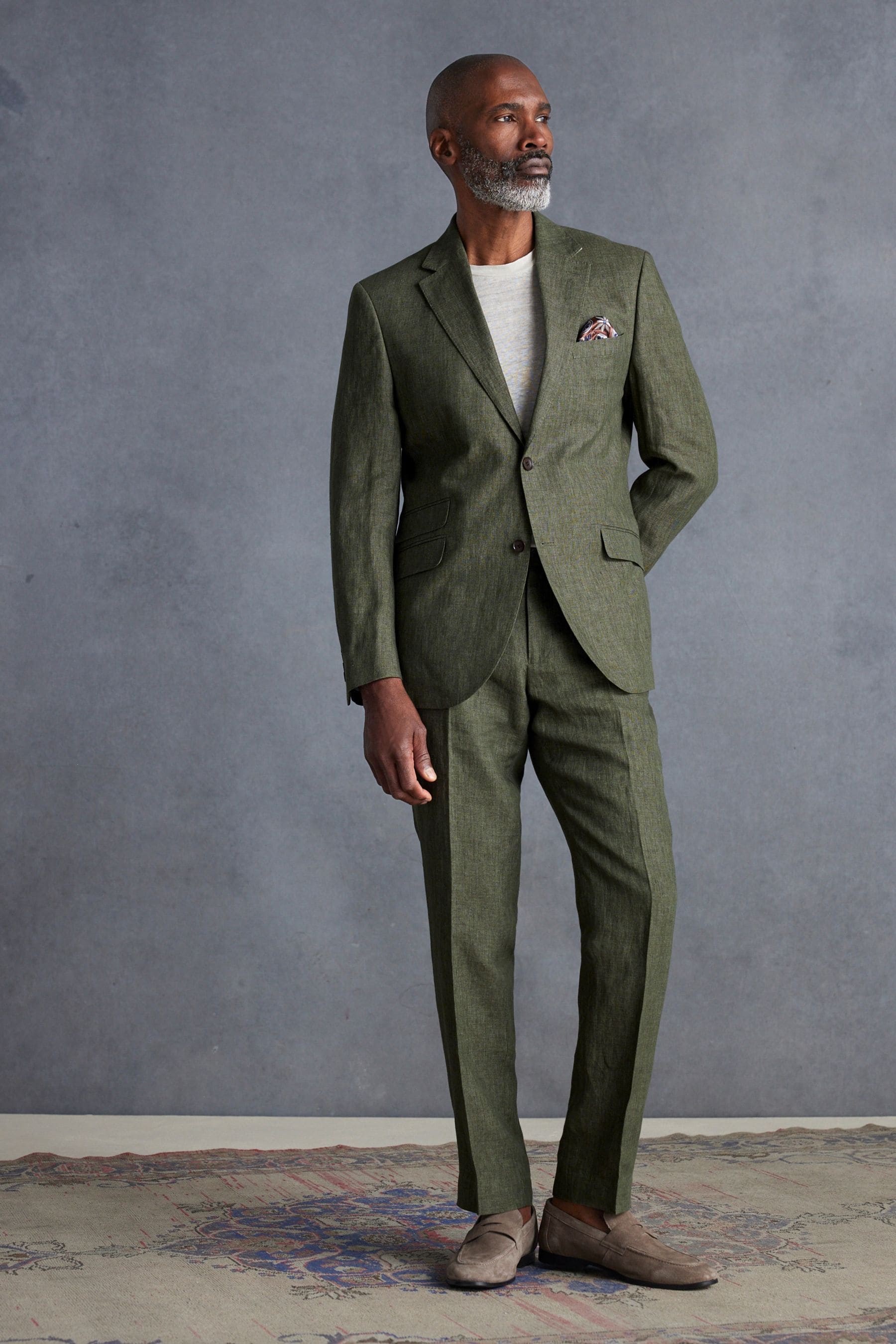 Olive suit jacket on sale