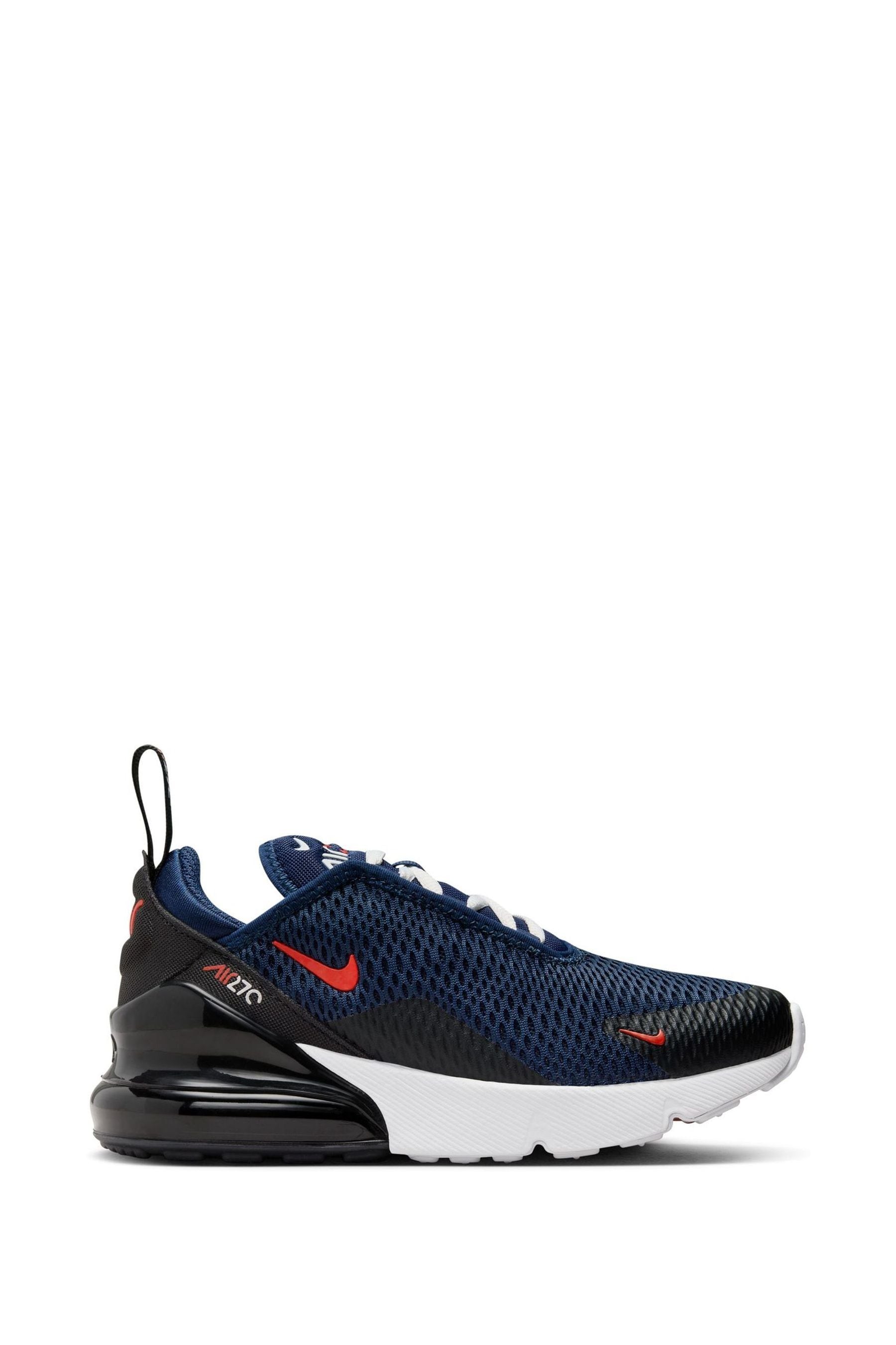 Nike 270 navy blue and white outlet