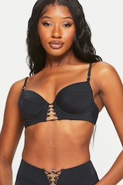 Ann Summers Black Miami Dreams Cupped Bikini Top - Image 1 of 5