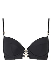 Ann Summers Black Miami Dreams Cupped Bikini Top - Image 5 of 5